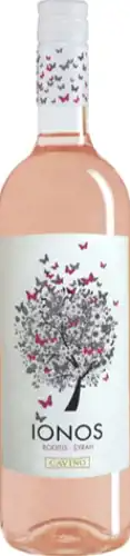 Вино Ионос 0,75л 11,5% роз сух Греция