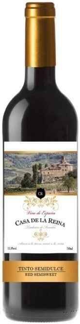 Вино Каса де ла Рейна 0,75л 11,5% кр п/сл Ипания