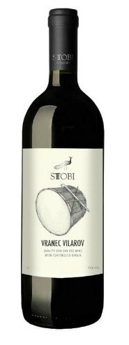 Вино Стоби Вранец Виларов 1л 11,5% кр п/сух РОССИЯ