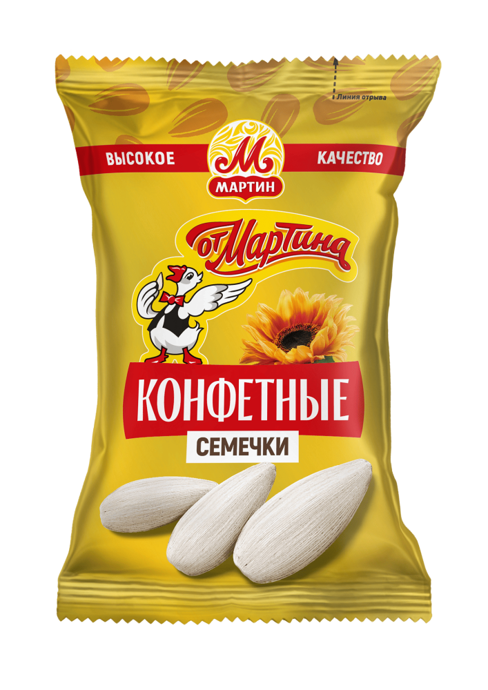 Семечки От Мартина 140г конфетные