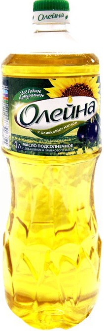 Масло подсолнечное Олейна Микс 1л