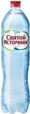 Вода газированная Святой источник 1л
