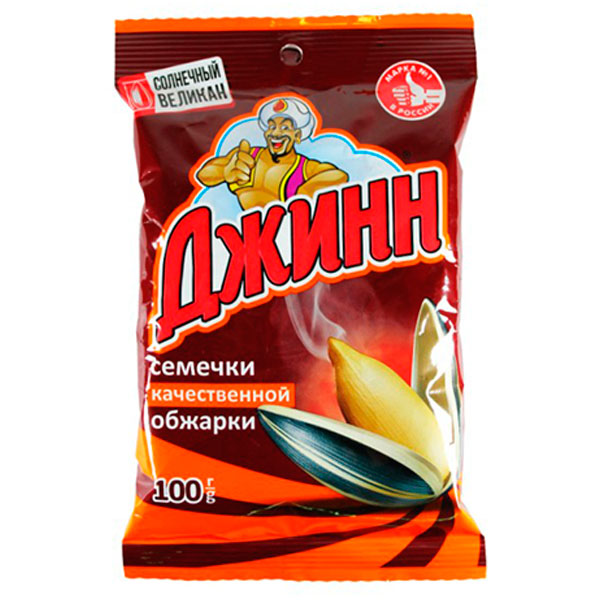 Семечки Джинн Солнечный великан 100г