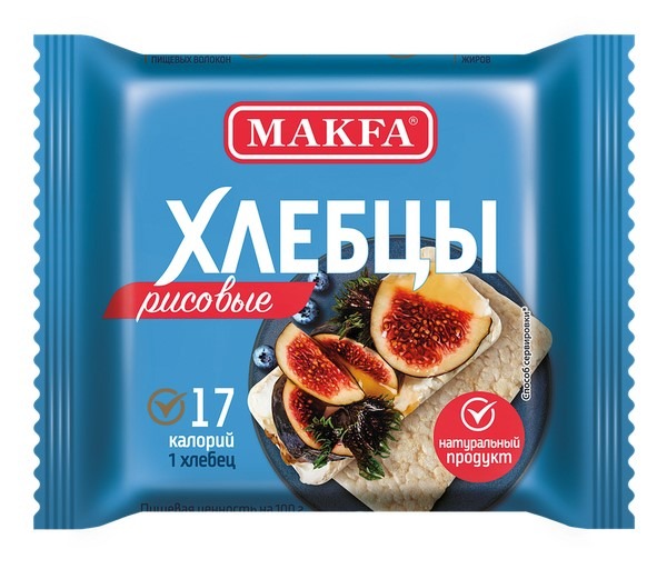 Хлебцы Макфа 60г рисовые 