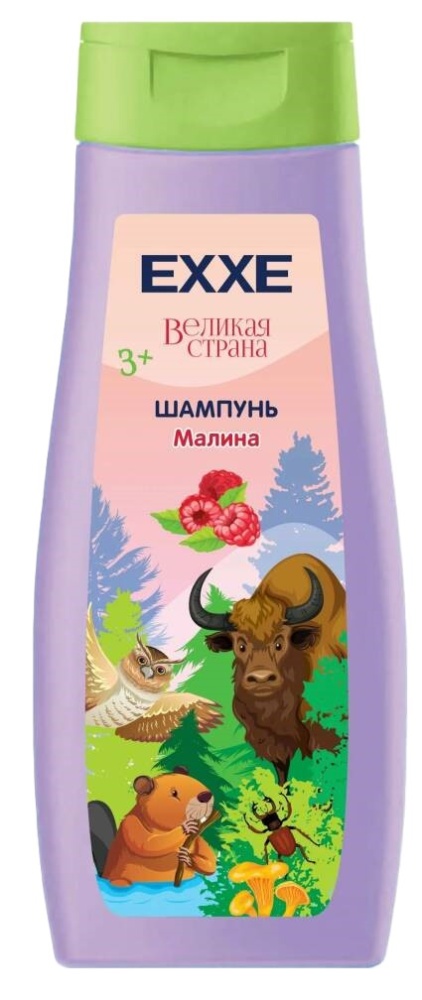 Шампунь Эксе Великая страна 400мл малина