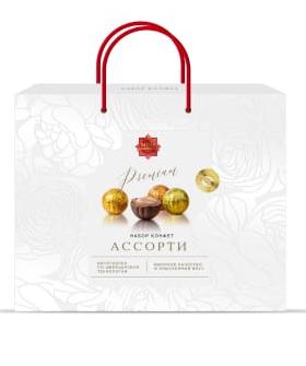 Конфеты Ассорти Белый премиум 440г