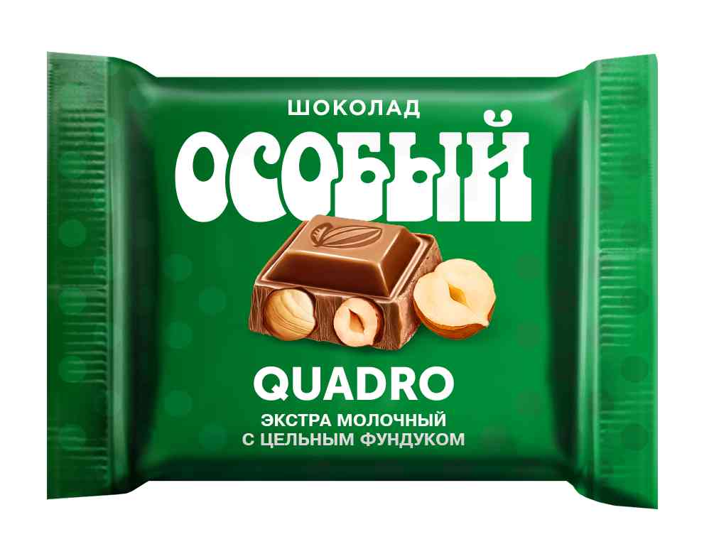 Шоколад Особый Квадро 80г фундук
