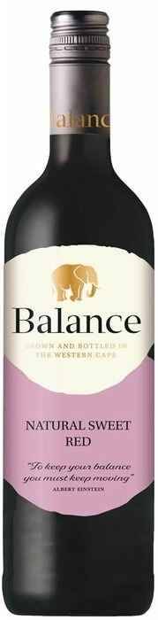 Вино Баланс Нейчурал Свит Ред 0,75л 10,5% кр п/сл ЮАР