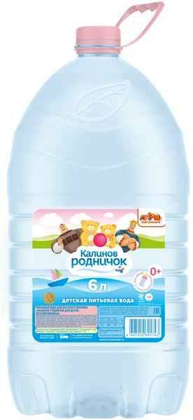 Вода негаз Калинов родничок 6л детская