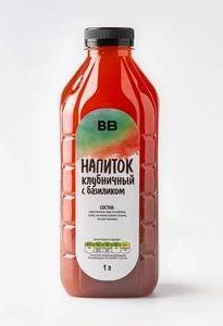 Морс ВкусВилл 1л клубника/базилик