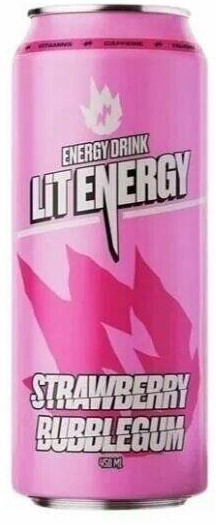 Тониз напиток Лит энерджи 0,45л клубничная жвачка ж/б