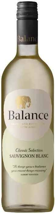 Вино Баланс Классик Совиньон Блан 0,75л 12,5% бел п/сух 2023г ЮАР