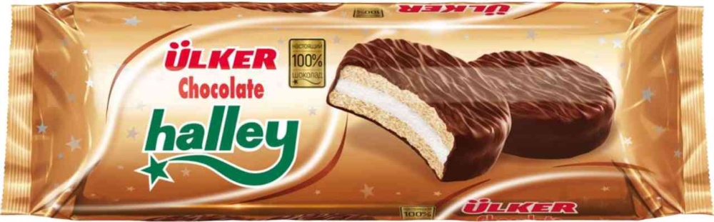 Печенье Улкер Халлей 224г маршмеллоу