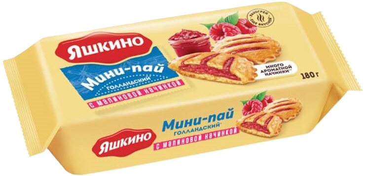 Печенье Мини пай 180г малина