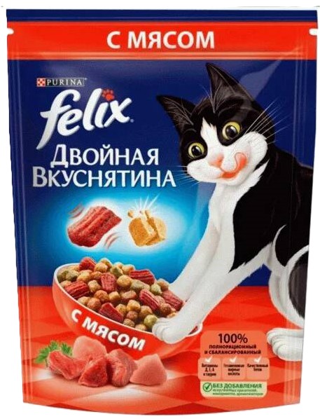 Феликс Двойная вкуснятина 600г говядина