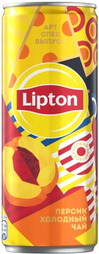 Чай Липтон 0,25л ж/б персик