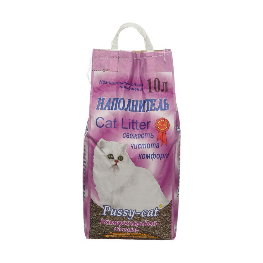 Наполнитель Пусси-Кэт 10л комкующийся 