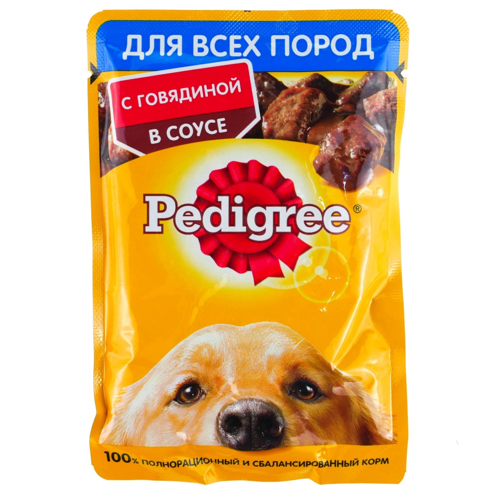 Педигри 85г д/щенков говядина в соусе