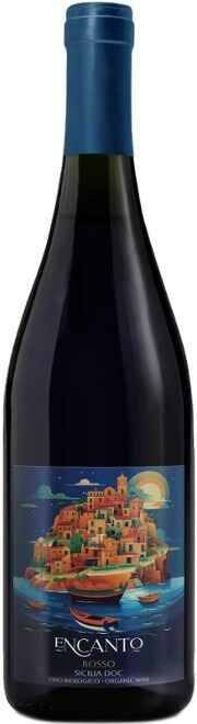 Вино Энканто Россо  Сицилия Био 0,75л 13% кр сух 2022г  Италия