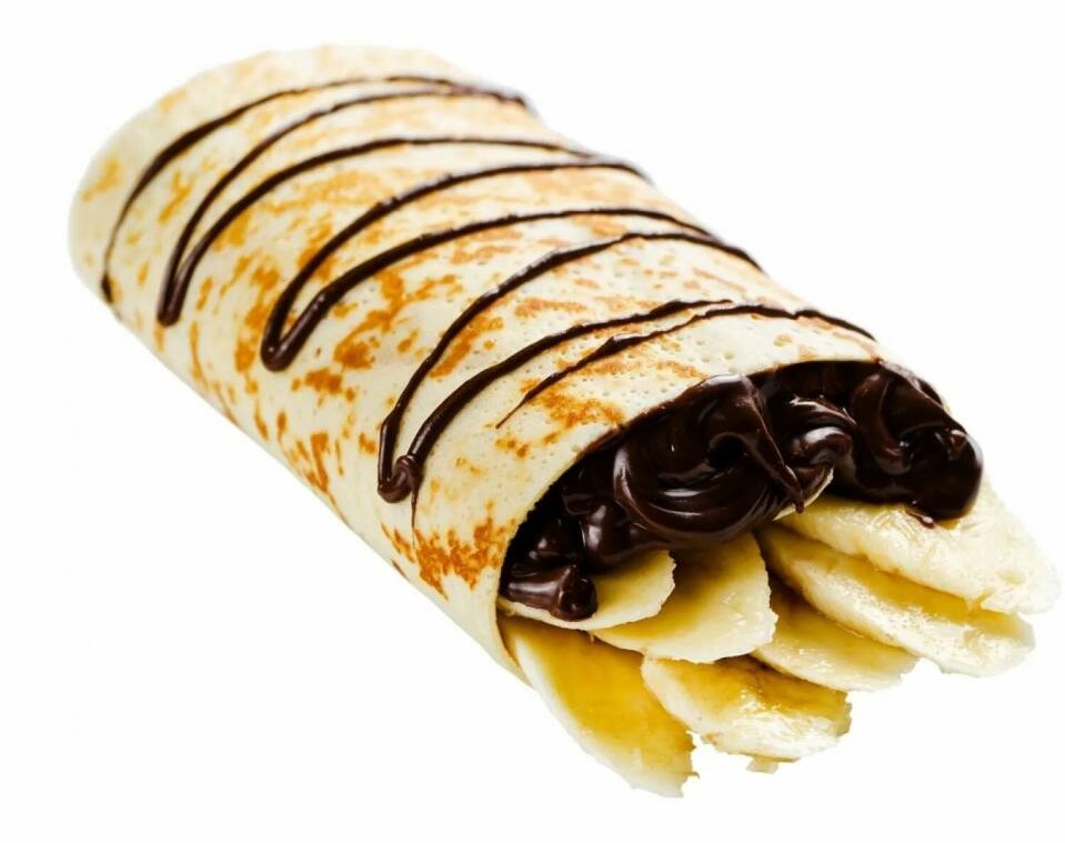 Блинчики с бананом и шоколадом СП