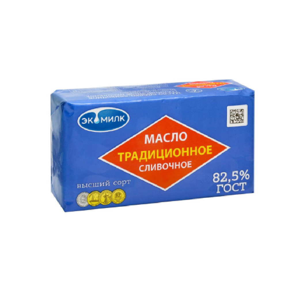 Масло Традиционное 82,5% 330г Экомилк БЗМЖ