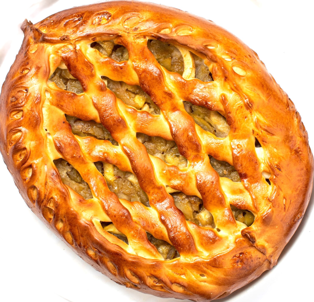 Пирог с яблоком 1шт