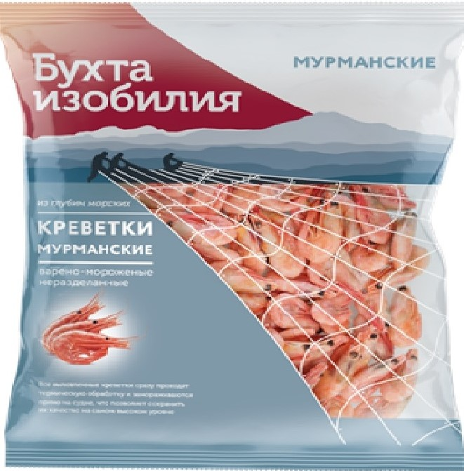 Креветки Бухта изобилия мурманские 500г