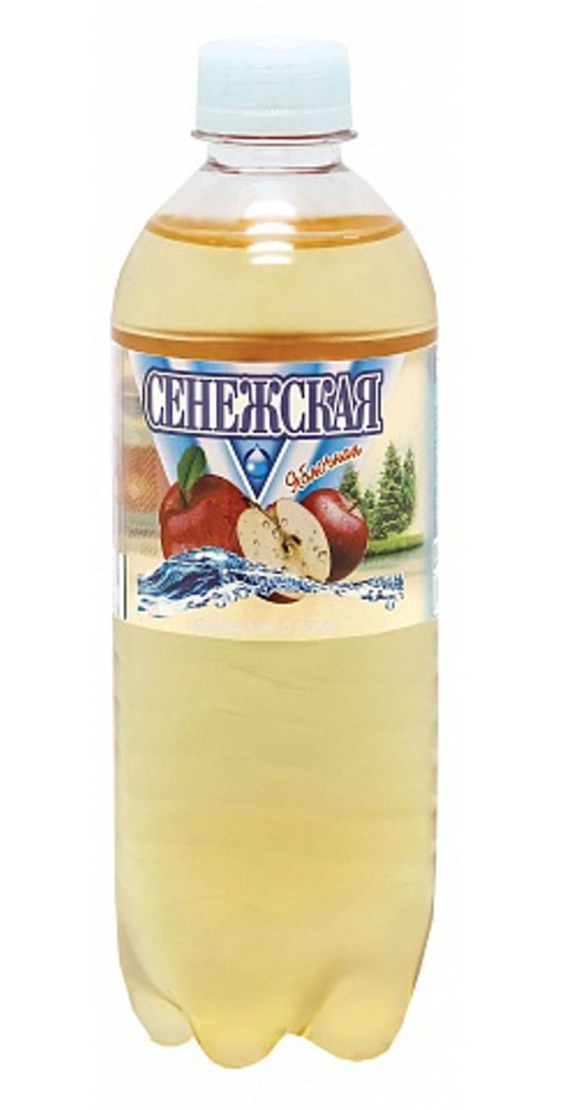 Вода газированная Сенежская 0,5л яблоко
