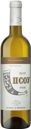 Вино Псоу 0,75л 10% бел п/сл Абхазия