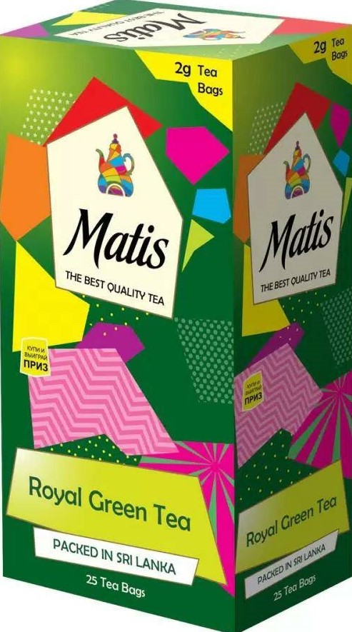 Чай Матис 25пак королевский ШРИ-ЛАНКА