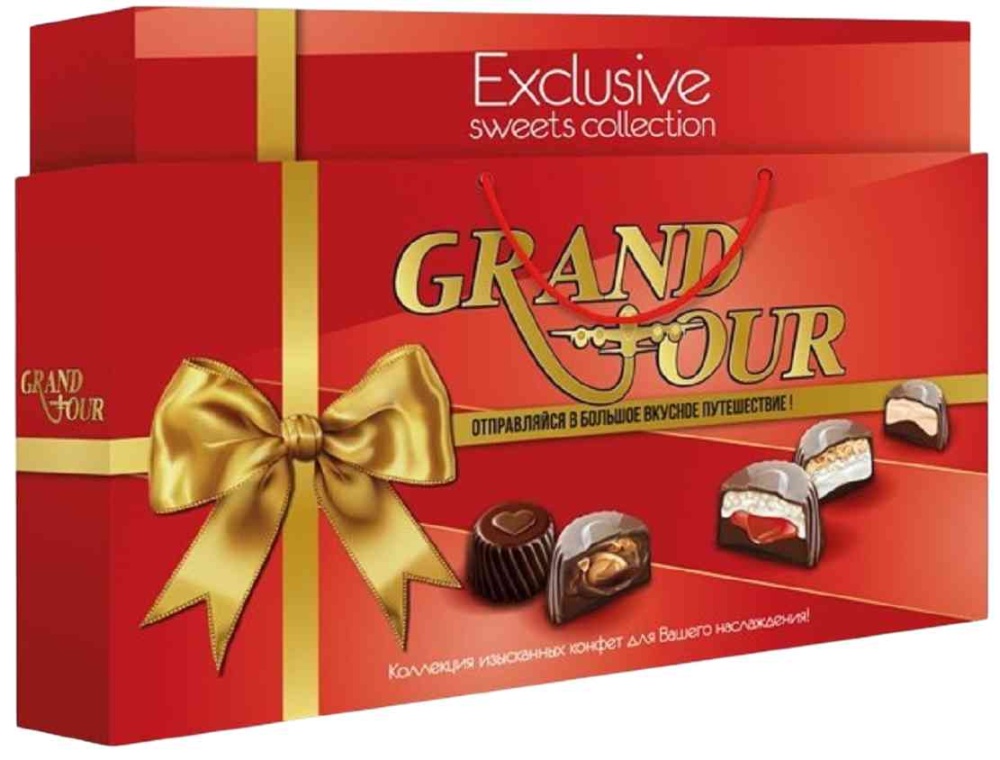 Конфеты Гранд Тур 370г красный