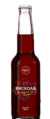 Пиво Мега Бар 0,45л 4,6% ВИСКОЛА ст
