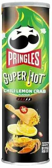 Чипсы Принглс 110г чили/лимон/краб
