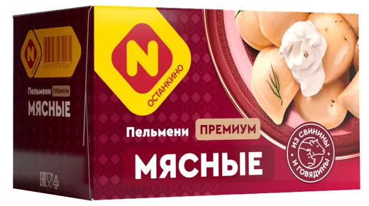 Пельмени Мясные премиум 400г Останкино