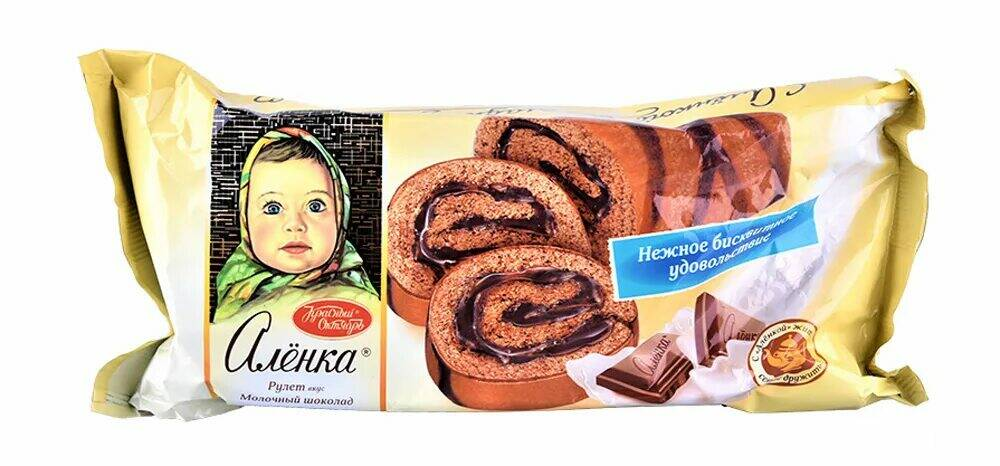 Рулет Аленка 200г молочный шоколад