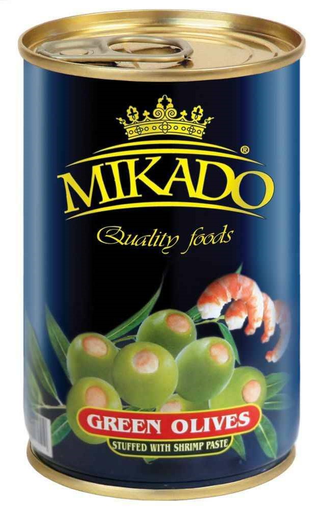 Оливки Микадо 300г с креветками