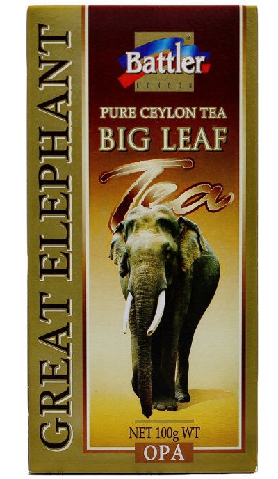 Чай Батлер Великий Слон 100г черный