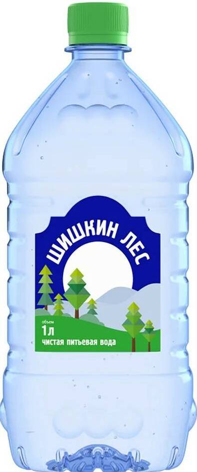 Вода  негазированная Шишкин лес 1л