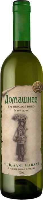Вино Домашнее Вино Гурджани Марани  0,75л 13% бел сух Грузия