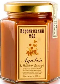 Мед Воронежской 350г натуральный цветочный