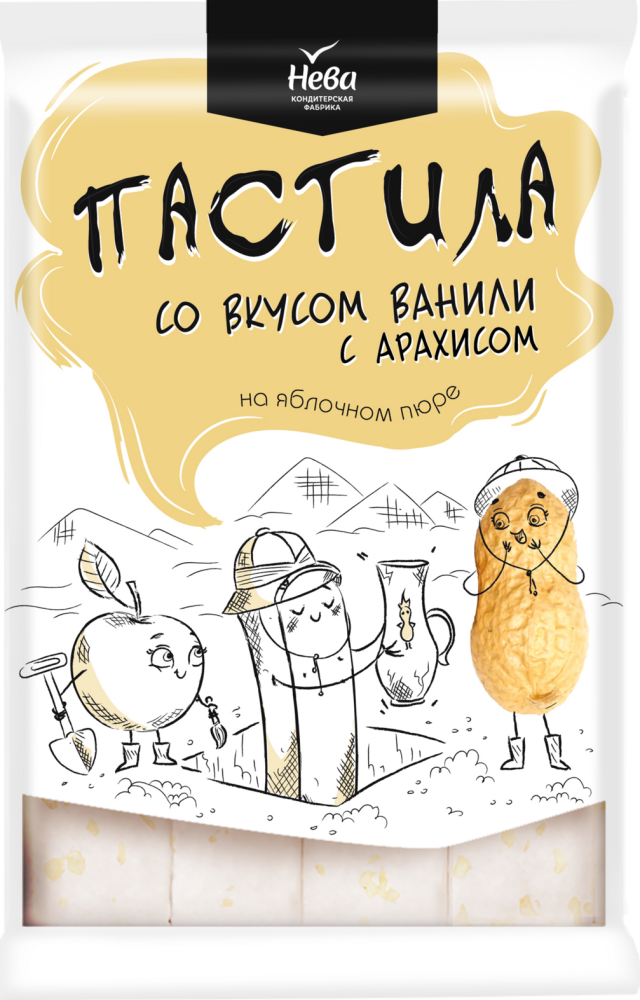 Пастила Нева 210г арахис