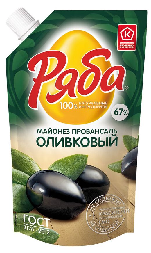 Майонез Ряба 200г оливковый