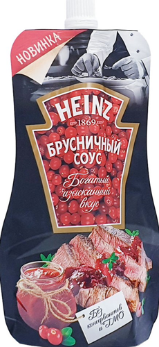 Соус Хайнц 230г м/у брусничный
