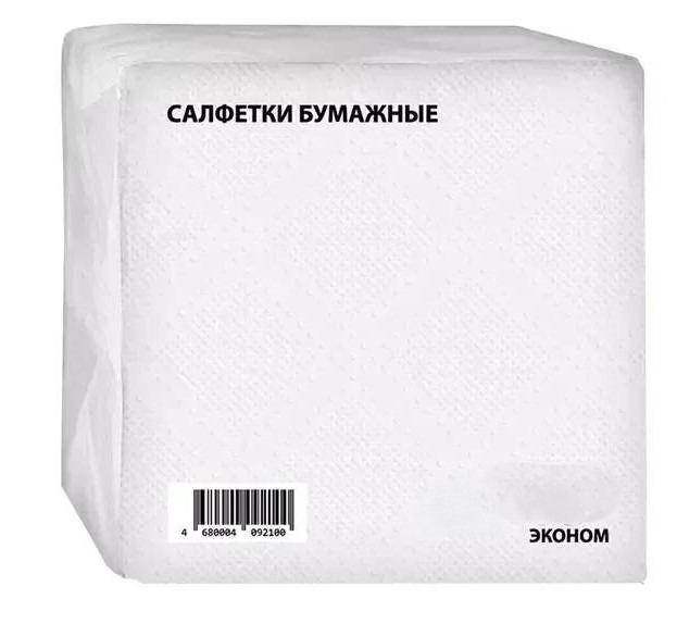 Салфетки Эконом 1/100шт