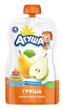Пюре Агуша 90г м/у груша