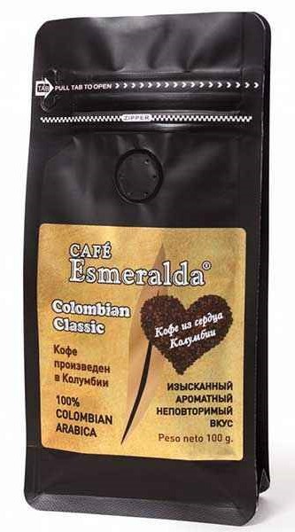 Кофе Эсмеральда 100г классик зерно