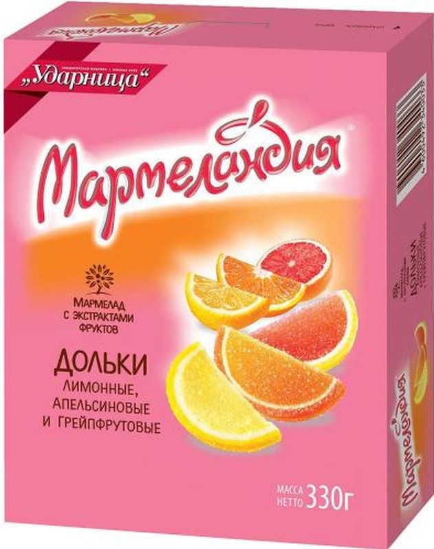 Мармелад Мармеландия 330г 3 вкуса