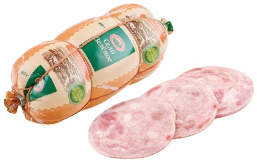 Ветчина С грудинкой 350г Село Зеленое