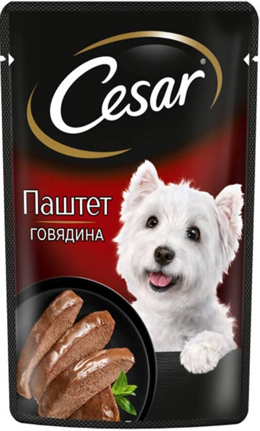 Цезарь 80г паштет с говядиной