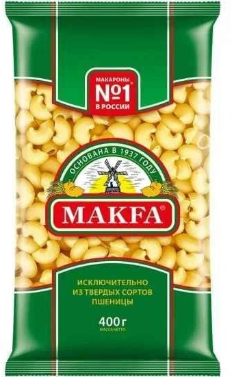 Макароны Макфа 400г улитки